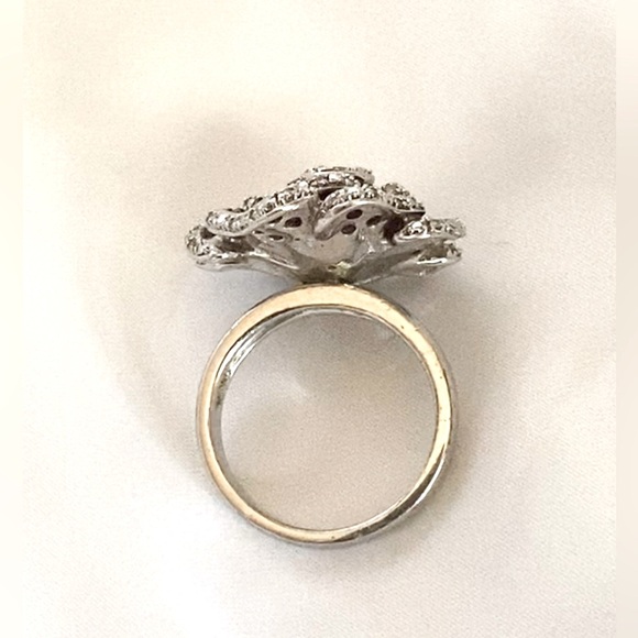 Ruby & Diamond Rose Ring - Picture 5 of 14